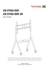 ViewSonic VB-STND-009-1B User Manual
