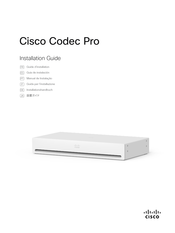 Cisco Codec Pro Installation Manual