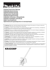 Makita KR400MP Original Instruction Manual