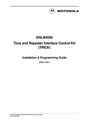 Motorola ENLN4056 Installation & Programming Manual