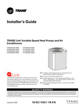Trane 5TWV8X24A1000A Installer's Manual