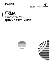 Canon iP6220D - PIXMA Color Inkjet Printer Quick Start Manual