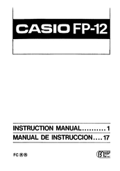 Casio FP-12 Instruction Manual