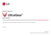 LG UltraGear 32GS95UE Owner's Manual