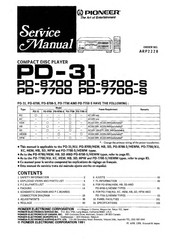 Pioneer PD-8700-S Service Manual