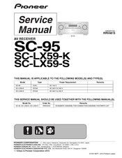 Pioneer SCLX59-S Service Manual