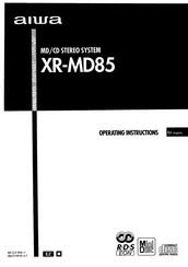 Aiwa XR-MD85 Operating Instructions Manual
