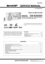 Sharp CD-EA235V Service Manual