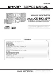 Sharp CD-BK133W Service Manual