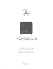 JL Audio XDM200/2 Owner's Manual