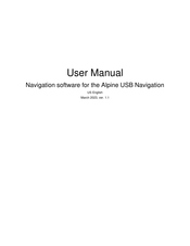 Alpine KTX-NS01 User Manual