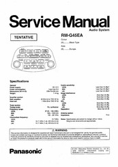 Panasonic RM-G45EA Service Manual