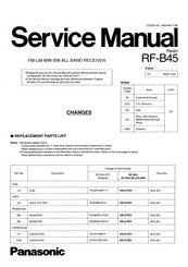 Panasonic RF-B45 Service Manual