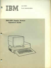IBM 5291 Operator's Manual