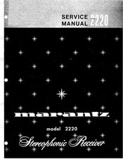 Marantz 2220 Service Manual