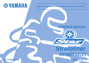 Yamaha Star Stratoliner 2013 Owner's Manual