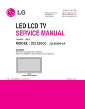 LG 22LE6500-SA Service Manual
