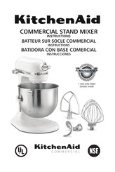 KitchenAid NSF Certified KSMC895ER Instructions Manual