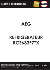 AEG RCS633F7TX User Manual