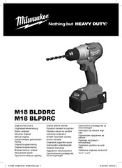 Milwaukee M18BLPDRC-502C Original Instructions Manual