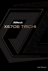 ASROCK X670E Taichi User Manual
