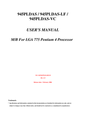 JETWAY 945PLDAS-LF User Manual