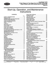 Carrier AquaEdge 19XR3-E Start-Up, Operation And Maintenance Instructions Manual