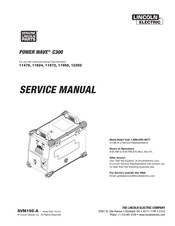 Lincoln Electric 11624 Service Manual