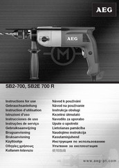 AEG SB2-700 Instructions For Use Manual