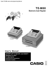 Casio TE-M80-M User Manual