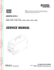 Lincoln Electric Invertec V275-S Service Manual