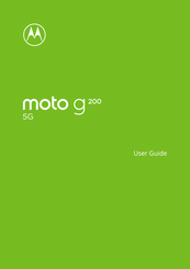 Motorola Moto G200 5G User Manual