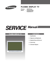 Samsung PS42D4SX/RAD Service Manual