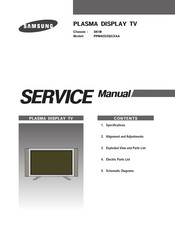 Samsung PPM42S3QX/XAA Service Manual
