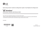 LG UltraGear 45GS96QB Quick Setup Manual