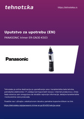 Panasonic ER-GN30-K503 Operating Instructions Manual