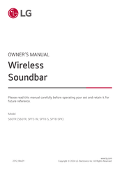 LG S60TR Owner's Manual
