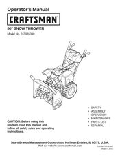 Craftsman 247.985390 Operator's Manual