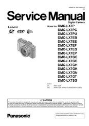 Panasonic LUMIX DMCLX7EP Service Manual