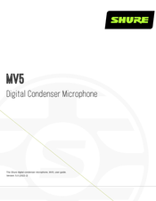 Shure MV5-DIG Manual