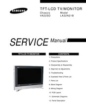 Samsung LA22N21B Service Manual