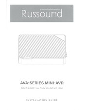 Russound AVA Series Installation Manual