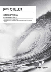 Samsung MIM-F10N Installation Manual