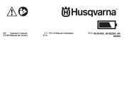 Husqvarna 40- B330X Operator's Manual