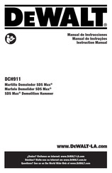 DeWalt SDS Max DCH911 Instruction Manual