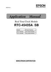 Epson RTC-4543SA Applications Manual