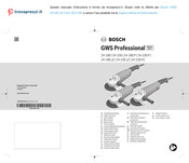 Bosch Professional GWS 24-230 Original Instructions Manual