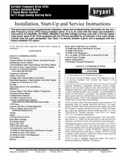 Bryant 549J Series Installation, Start-Up And Service Instructions Manual