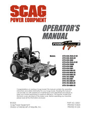 Scag Power Equipment STTII-61V-37BV-EFI Operator's Manual