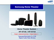 Samsung HT-X715 Manual